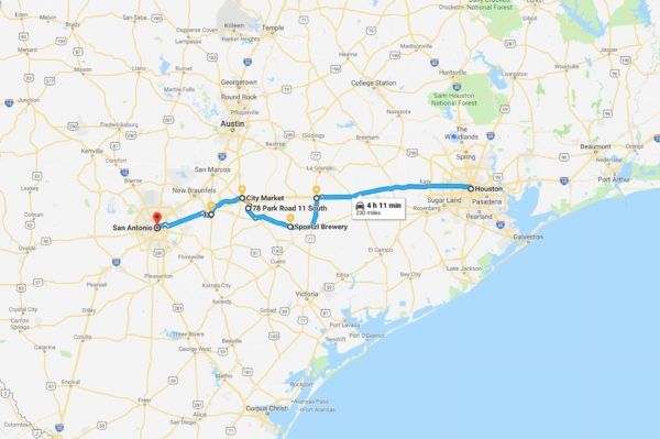 how far from houston to san antonio texas Direct (non-stop) flights from houston to san antonio