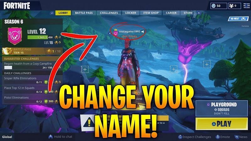 how to change nickname on fortnite Epic games change your name