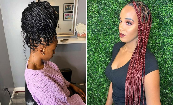 how to style knotless braids 11 ways to style knotless braids