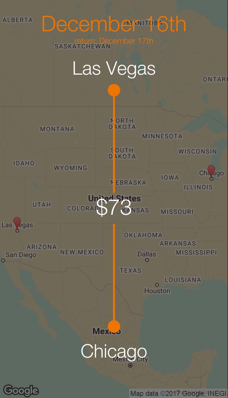 Flight from Las Vegas to Chicago for $73 by United Airlines #travel #