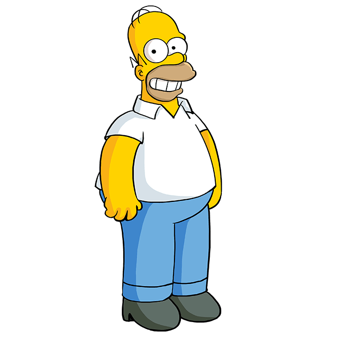 how to draw homer simpson How to draw homer simpson