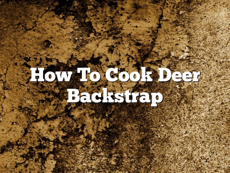 how to cook a backstrap of a deer Venison grilled backstrap deer tenderloin steak bitzngiggles gamey bitz giggles elk southernmadesimple