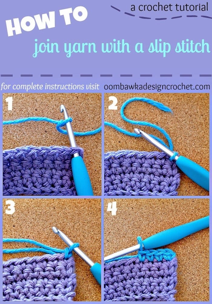 Beginner Level: Video 8: Slip Stitch Join • Oombawka Design Crochet