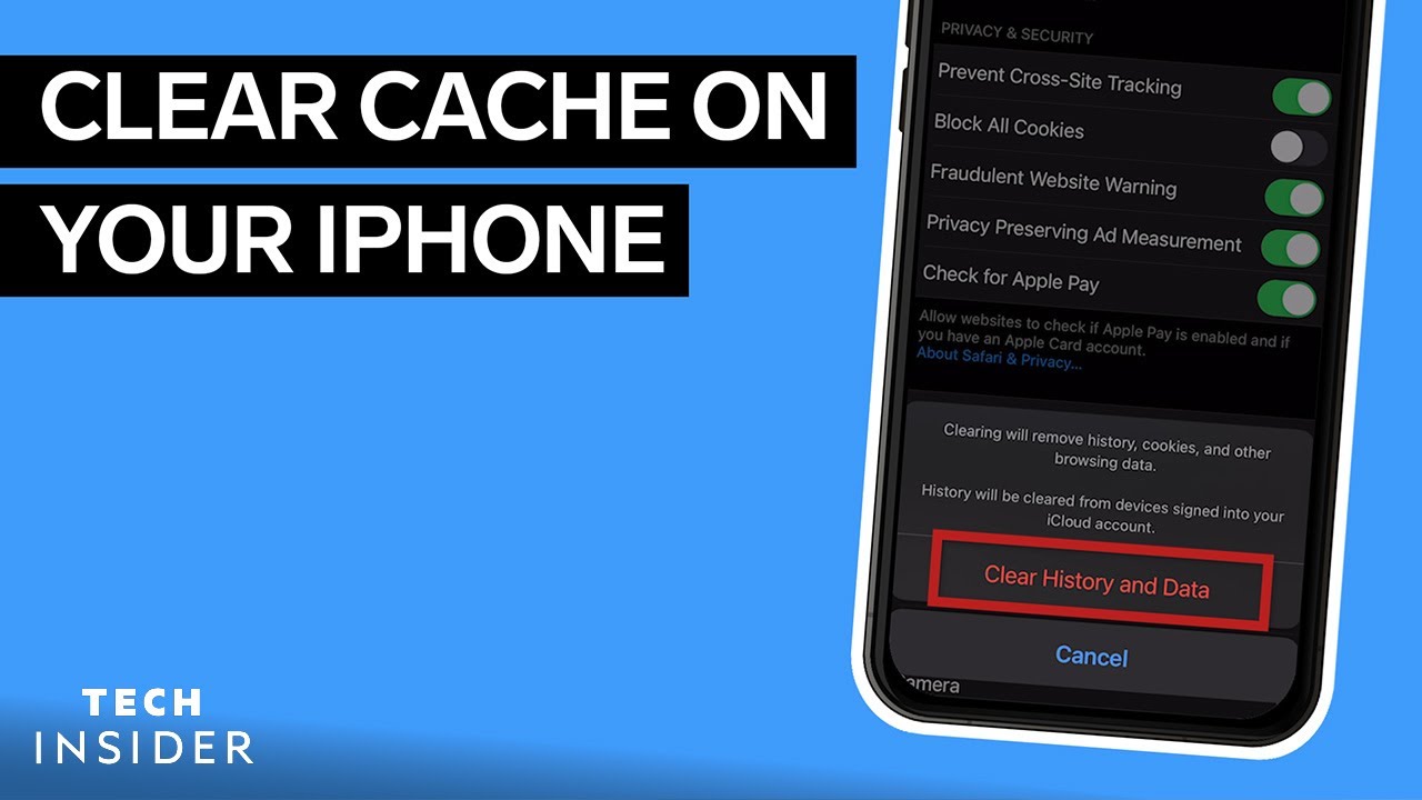 how to clear youtube cache on iphone How to clear cache on iphone