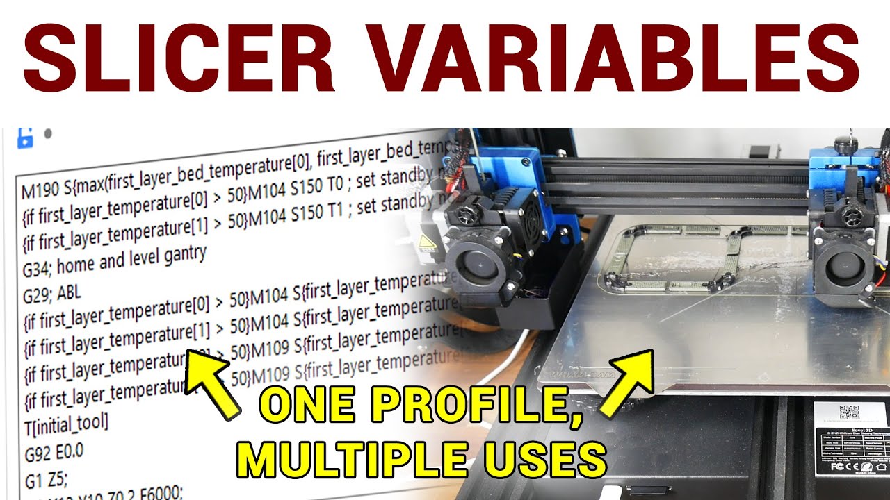 how to modify the setting of gcode in slicer Basic: how to slice / make gcode