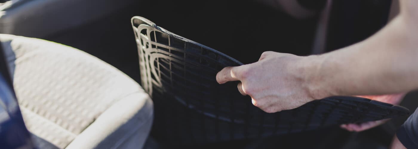 how to clean car mats Mats rubber properly