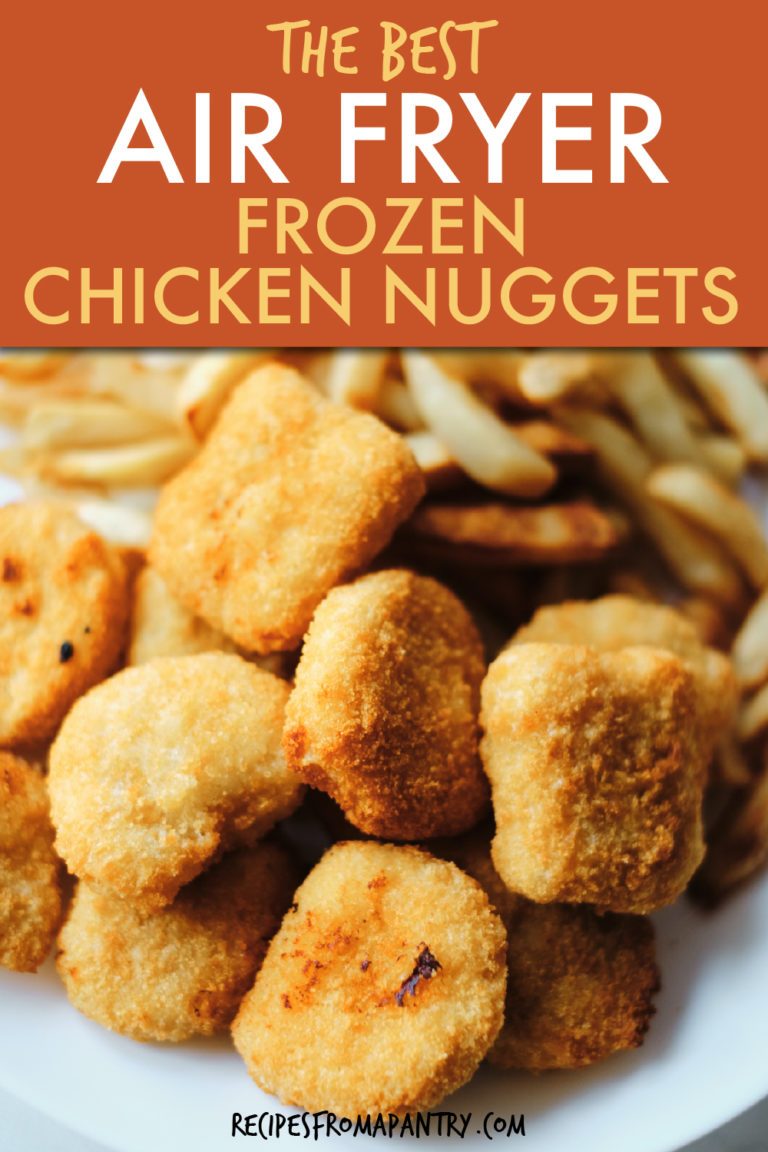 how long to air fry frozen chicken nuggets Frozen chicken nuggets in the air fryer quickest method