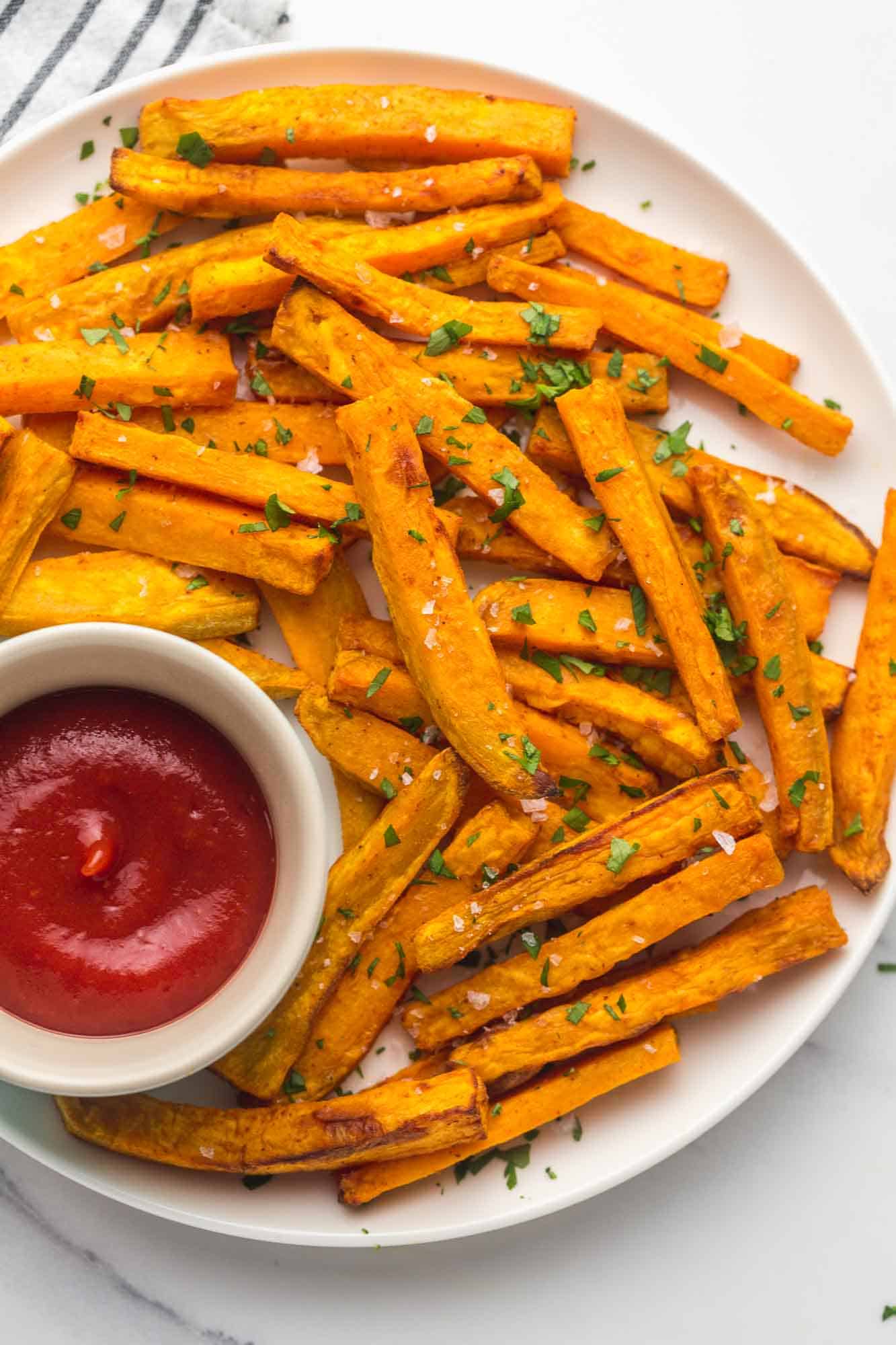 how long to air fry sweet potatoes Perfect air fryer sweet potato fries