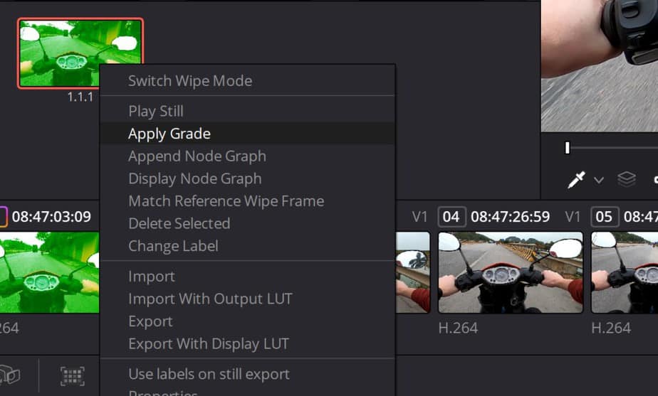 how to copy color grade in davinci resolve Color correcting in davinci resolve 18