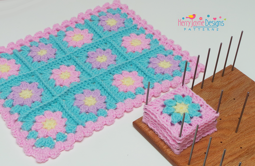 how to block granny squares Square squares blanket hopeful hopefulhoney easycrochet