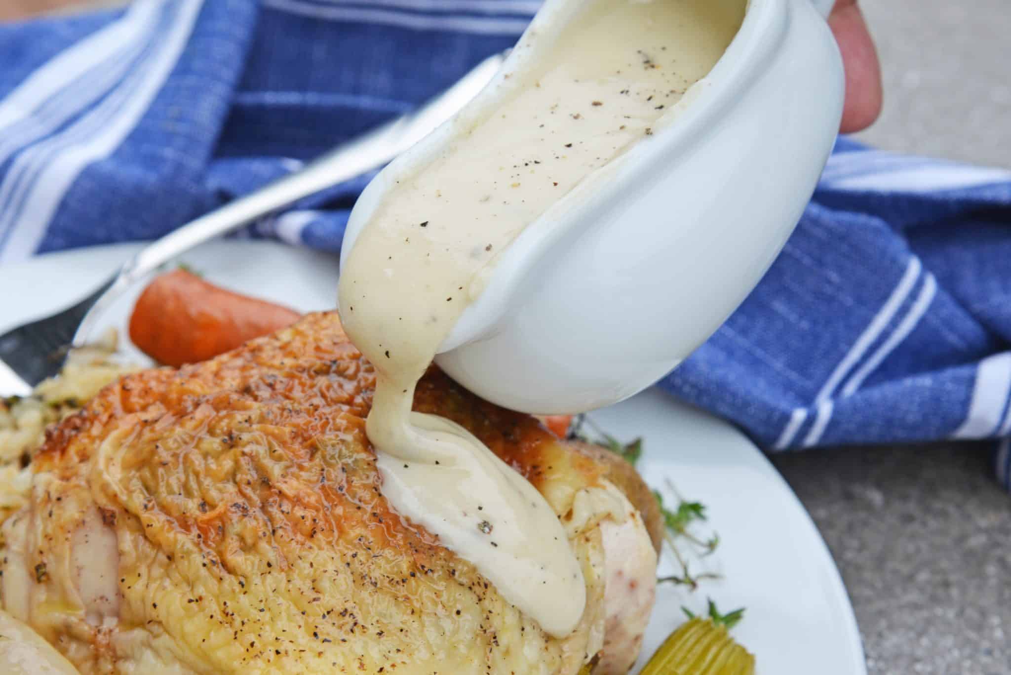 how to make chicken and gravy Gravy make chicken turkey thespruce easy step