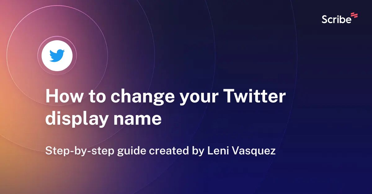 how to change display name on twitter Username trendblog