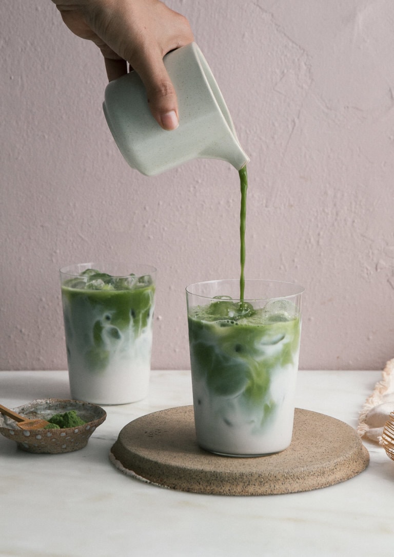 how to make a iced matcha latte Matcha latte iced