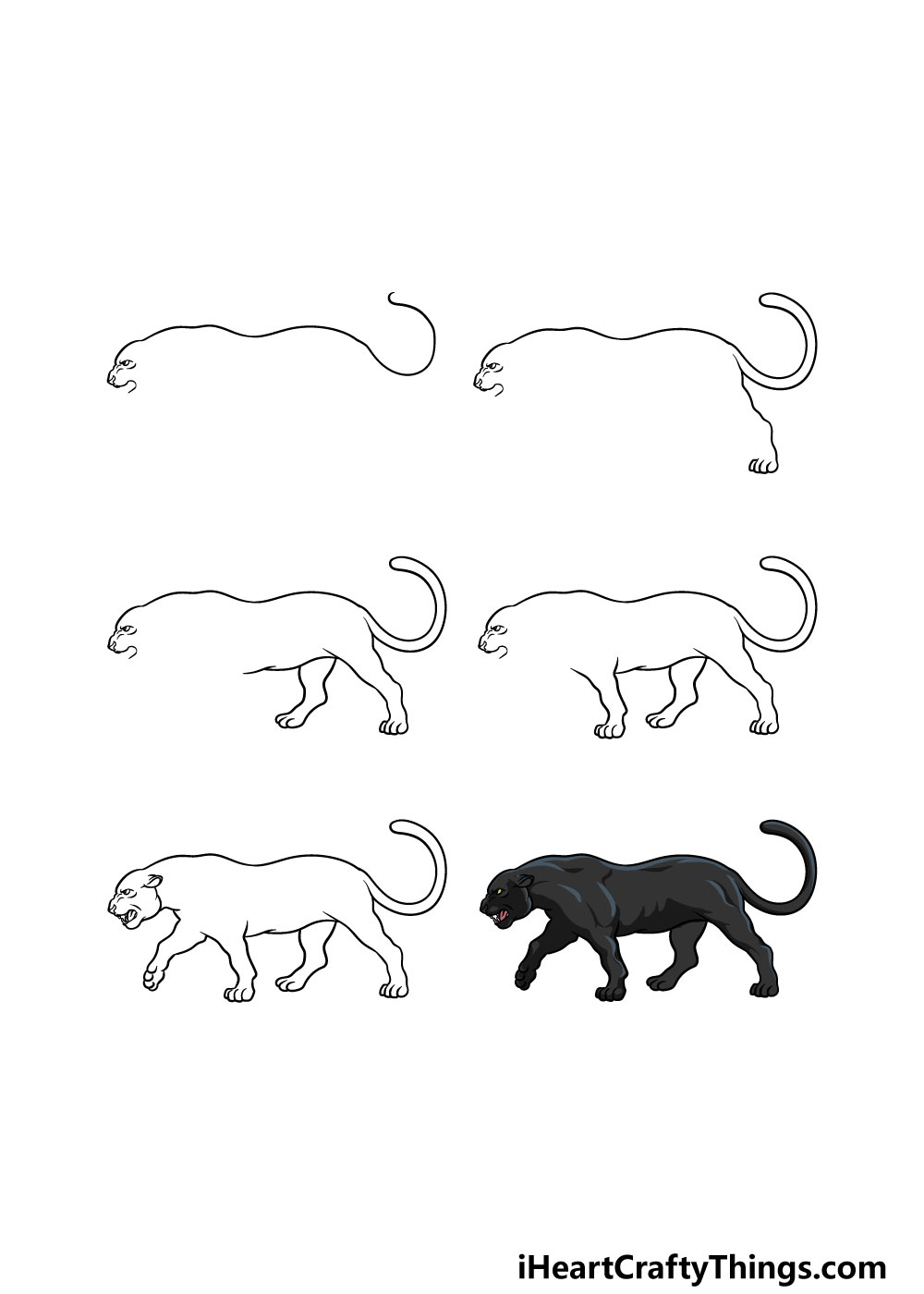 how to draw a panther Panther line drawing at paintingvalley.com