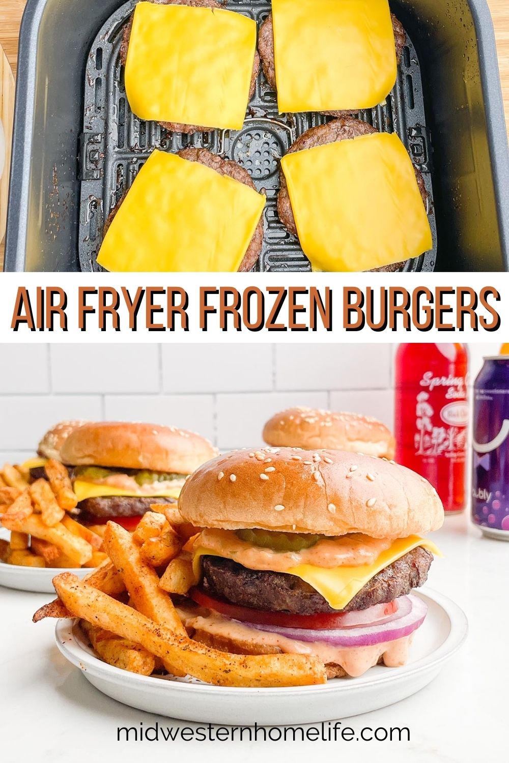 How to Cook Frozen Hamburgers in an Air Fryer - Midwestern HomeLife