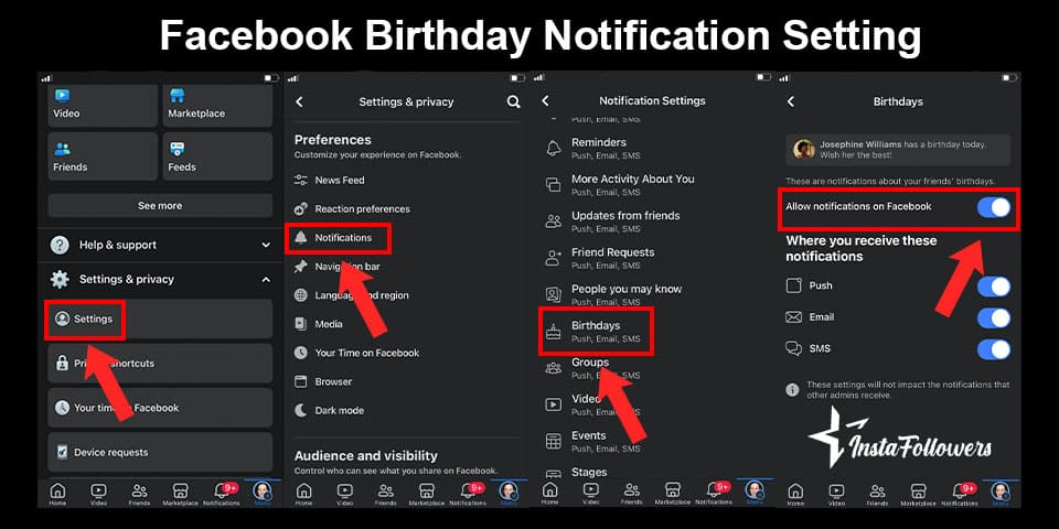 how to get birthday notifications on facebook How to get facebook birthday notifications on desktop and mobile