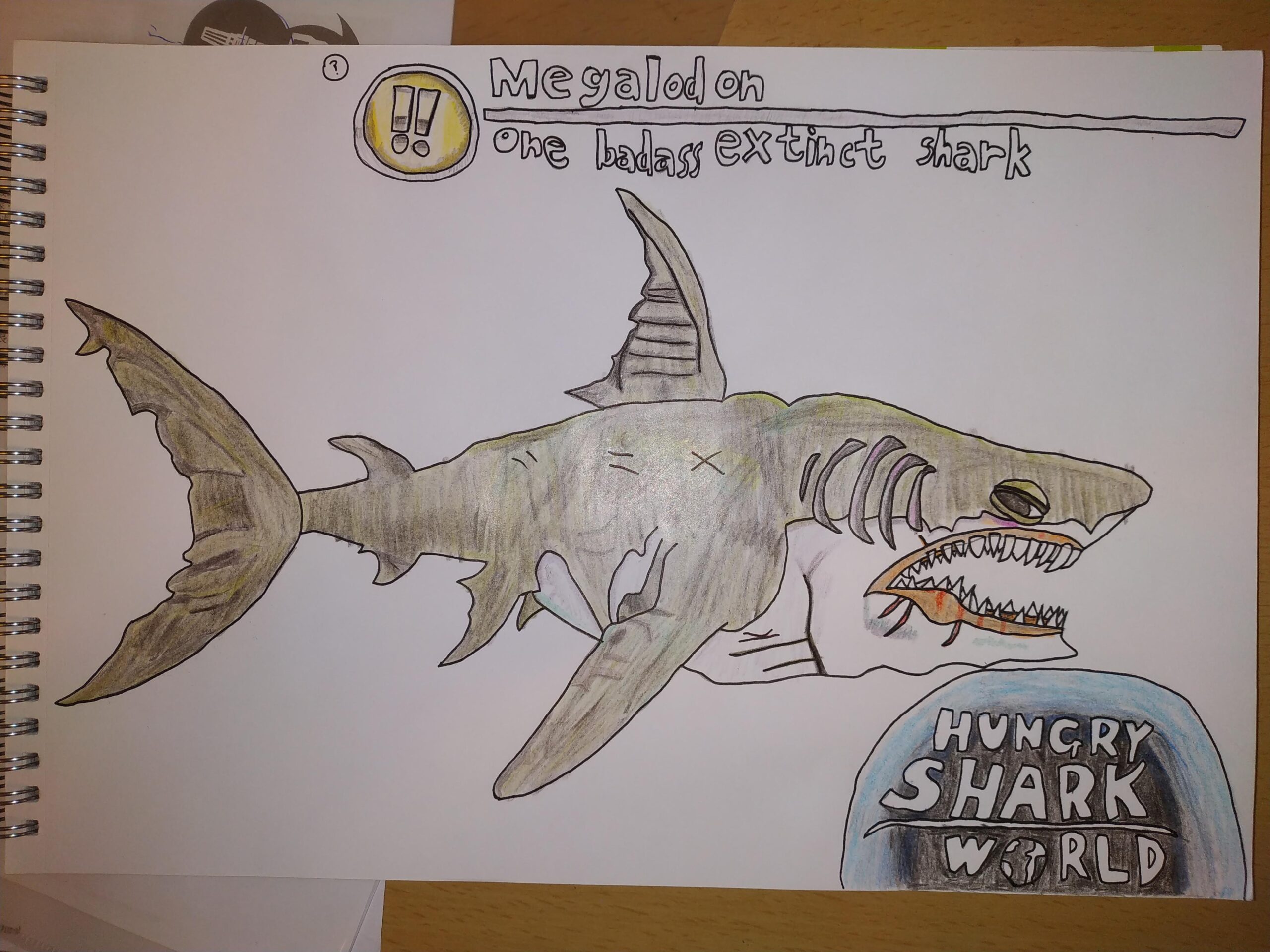 how to draw a megalodon Megalodon paintingvalley explore