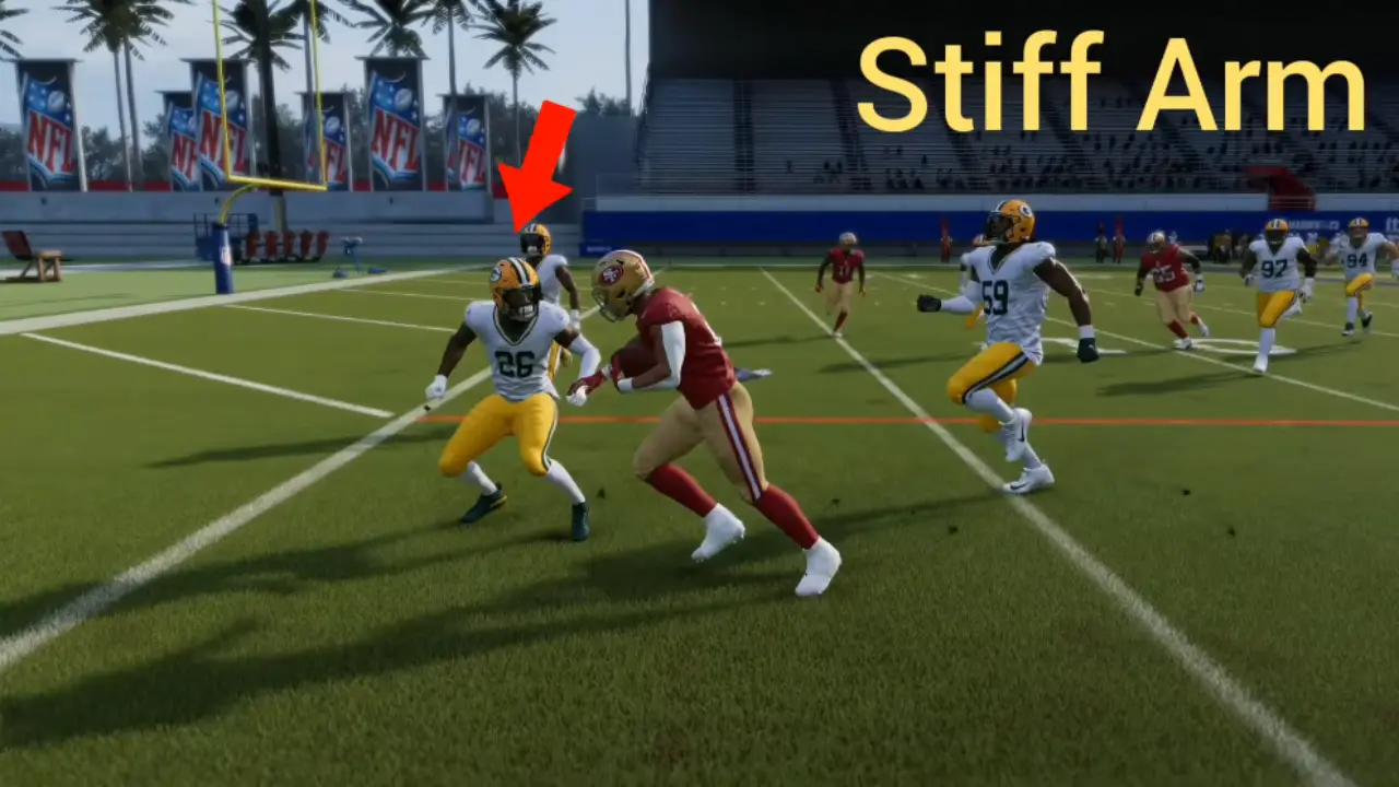 how to stiff arm in madden 23 Madden 23: how to stiff arm