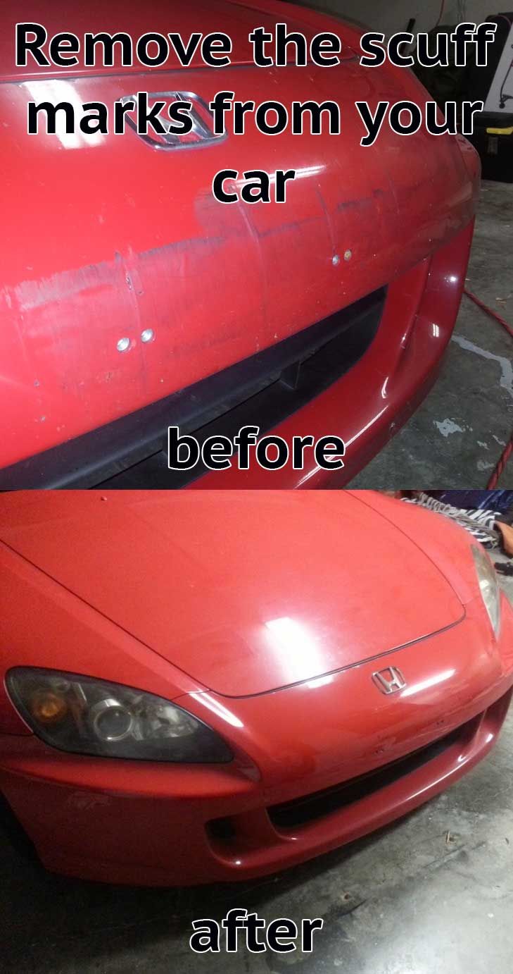 how to remove scuff marks from car Scuff car marks remove vinyl scuffs scratches wikihow dealing deeper edit step