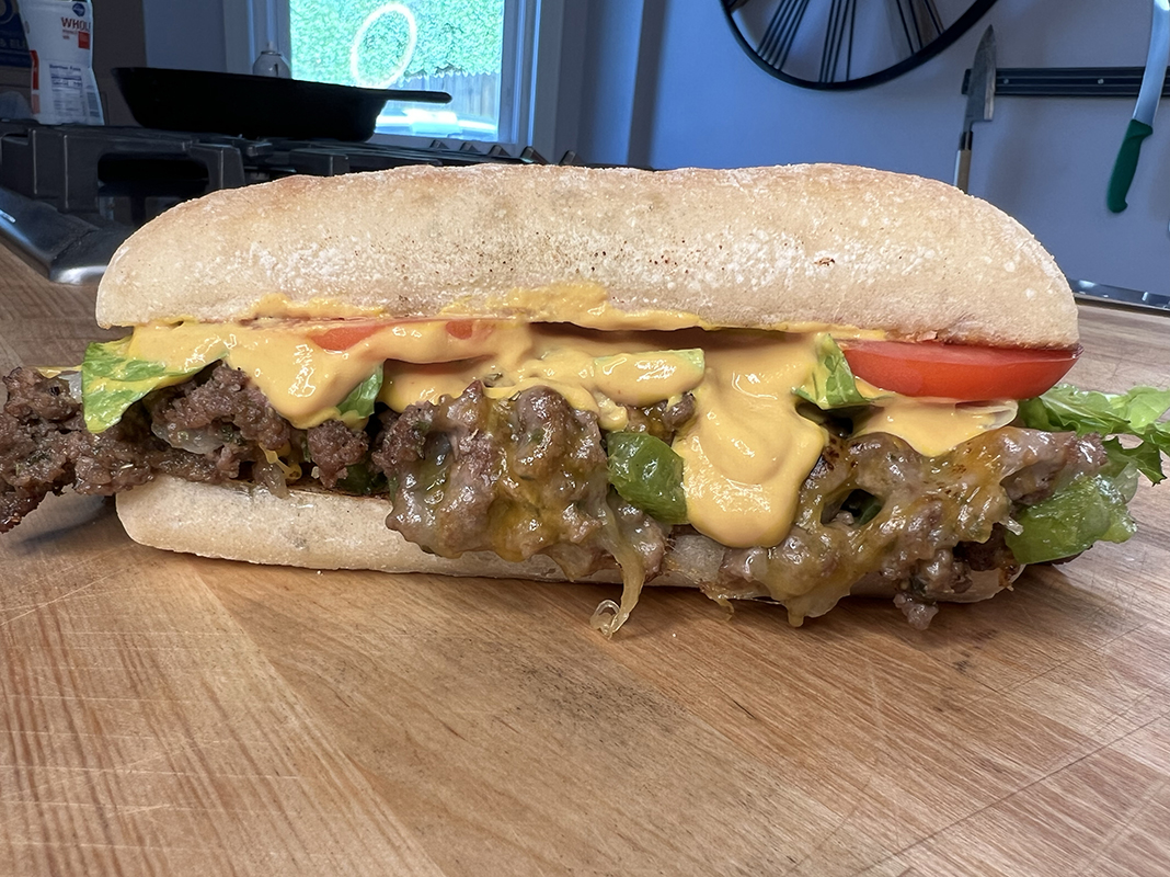 Beef Chopped Cheese Sandwiches - Dan-O's Seasoning