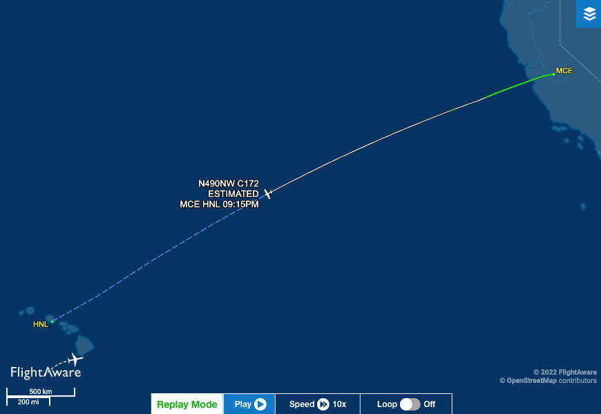 Cessna 172 Flew from California to Hawaii - General Discussion