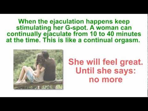 how to female ejaculate video Ejaculate make women