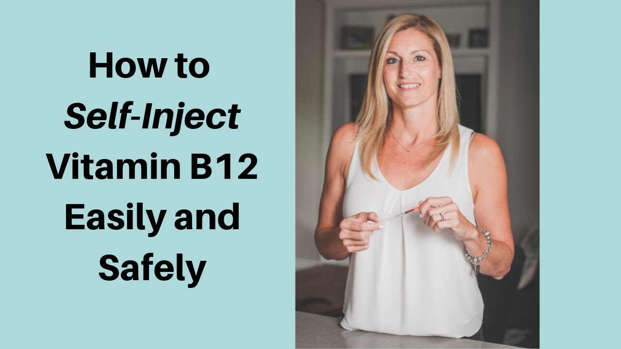 how to inject b12 shot How to give b12 injection + benefits