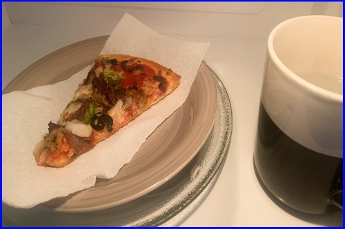 how to reheat pizza in microwave Microwave reheat reheating