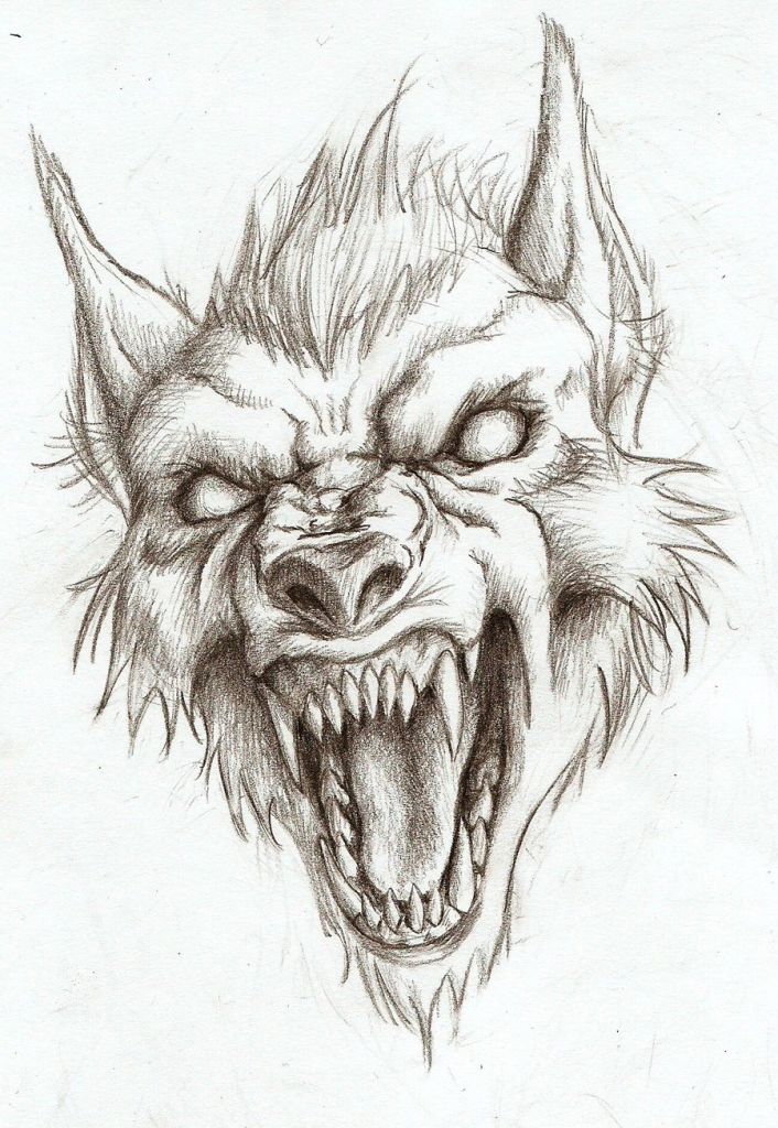 how to draw a werewolf How to draw a werewolf easy step 7