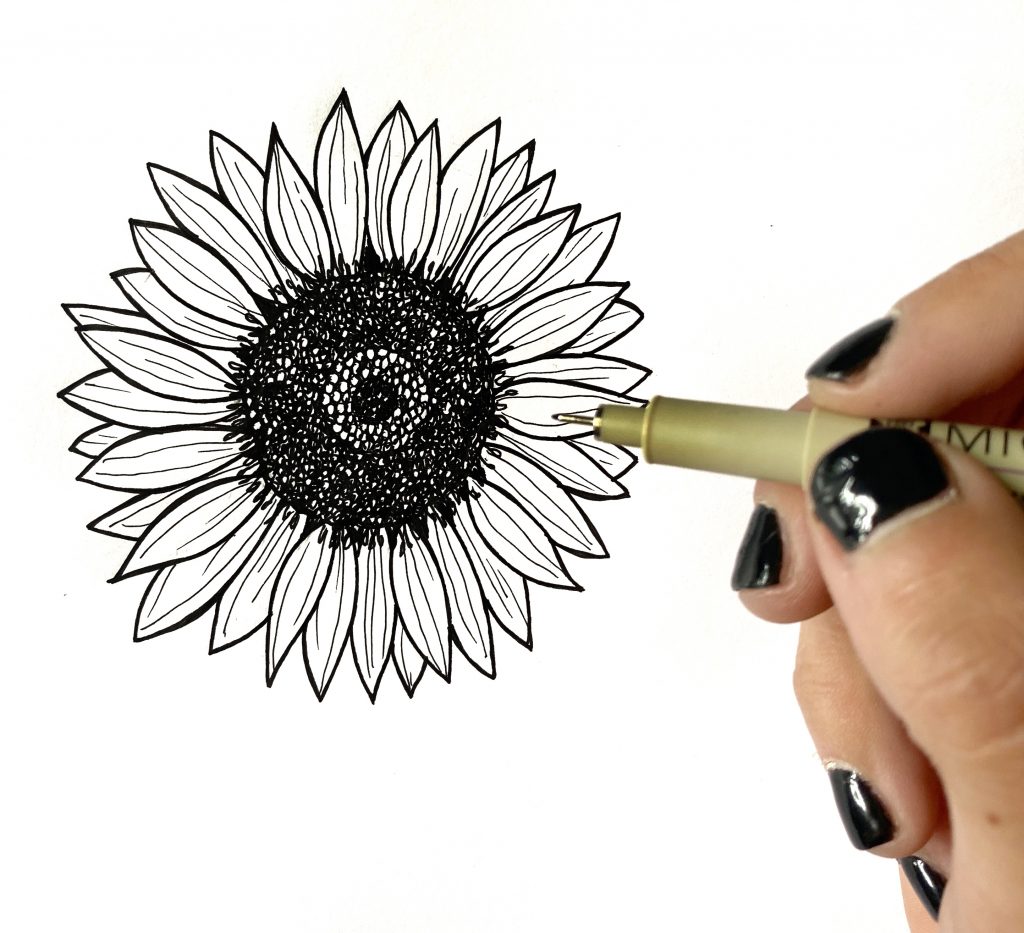 how to draw sunflowers Drawing pencil sunflower flower flowers shading sketch drawings sun draw sketches easy paintingvalley cool simple shaded drawn tattoo once rose