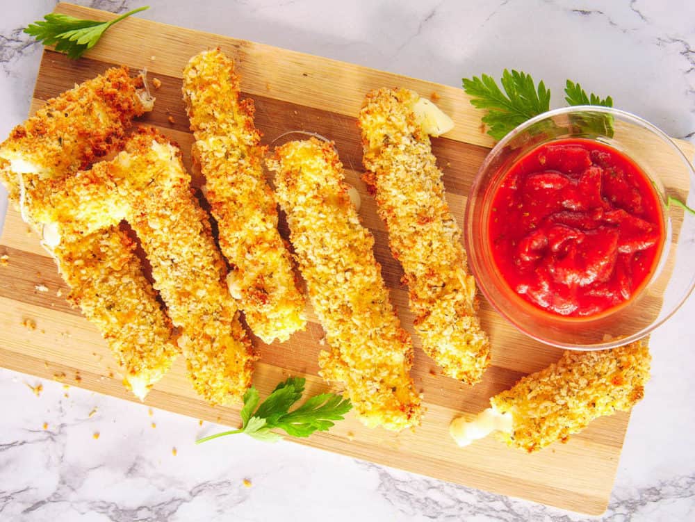 how long to cook mozzarella sticks in air fryer Mozzarella fryer