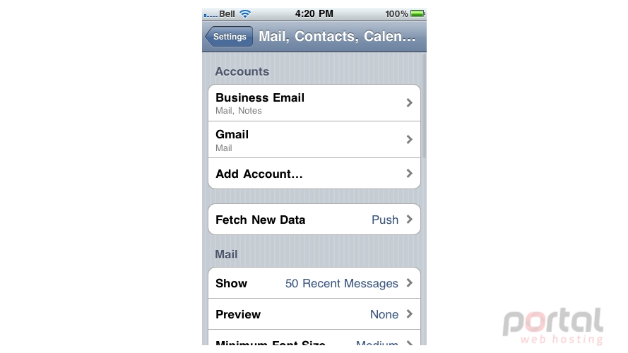 How to change your email password on your iPhone