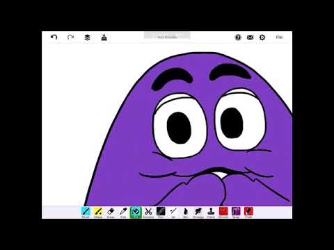 how to draw grimace Grimace sketch. by borodjonok on deviantart