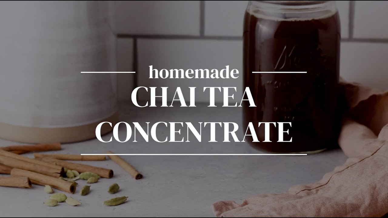 how to make chai concentrate How to make chai concentrate