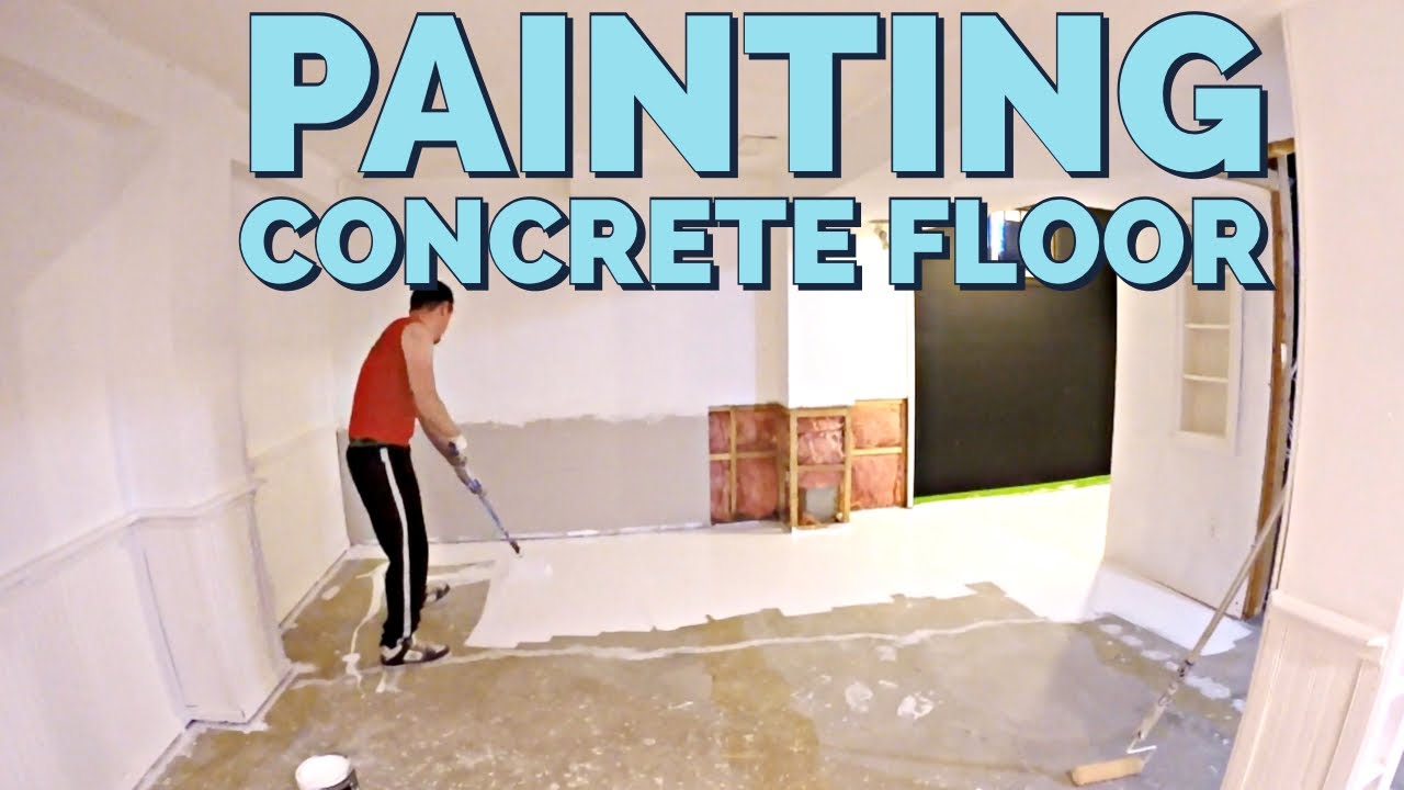 how to paint concrete floors Concrete floors that look like wood