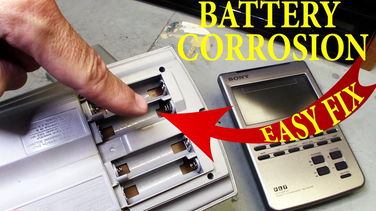 how to remove corrosion from battery contacts How to get rid of battery corrosion