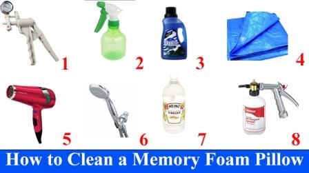 how to clean memory foam pillow 3 ways to clean a memory foam pillow