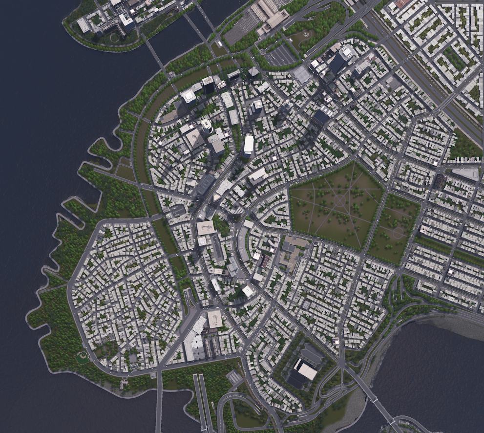 Downtown is starting to take shape (Heavily inspired by Boston) | City