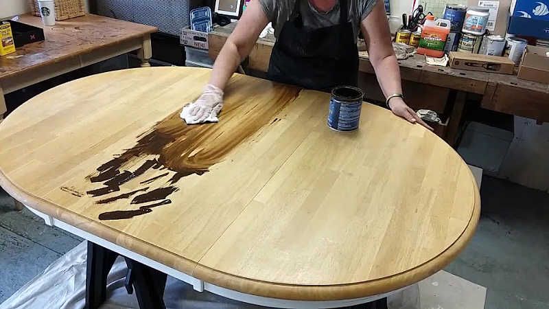 how to refinish a wood table Refinishing refinish