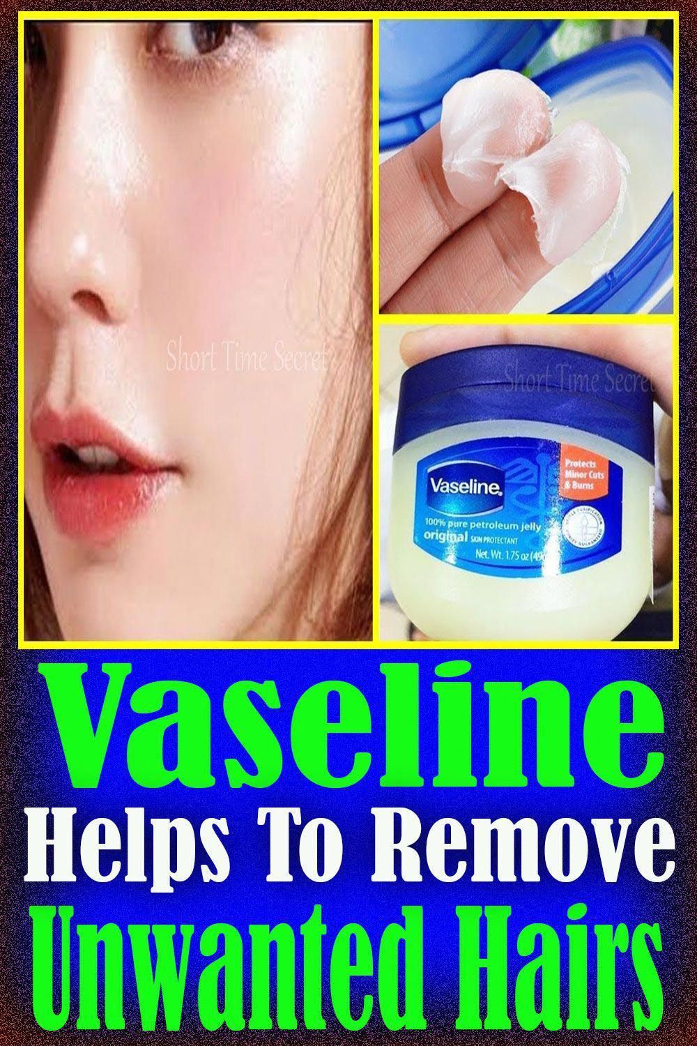 how to remove vaseline from hair How to use vaseline to remove unwanted hair #beauty #beautytips #