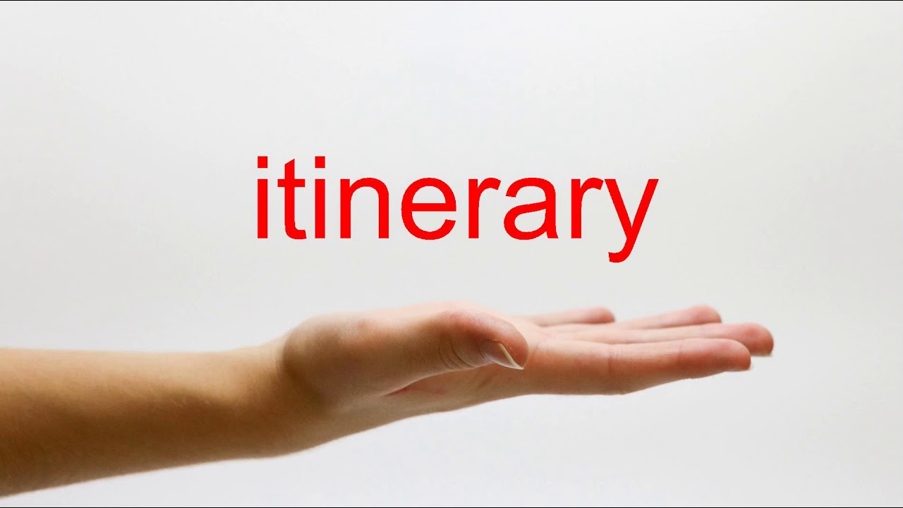 how to pronounce itinerary How to pronounce itinerary