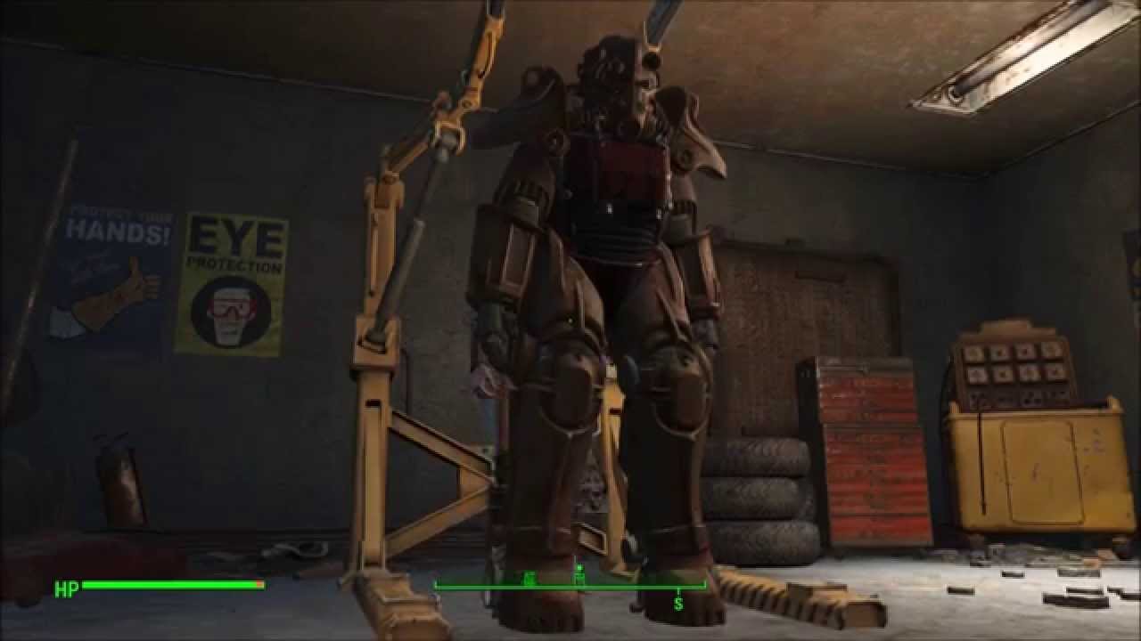 fallout 4 how to exit power armor Armor location power fallout