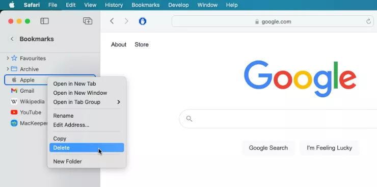 how to delete from bookmarks on mac How to delete bookmarks on mac computer (macbook, imac)