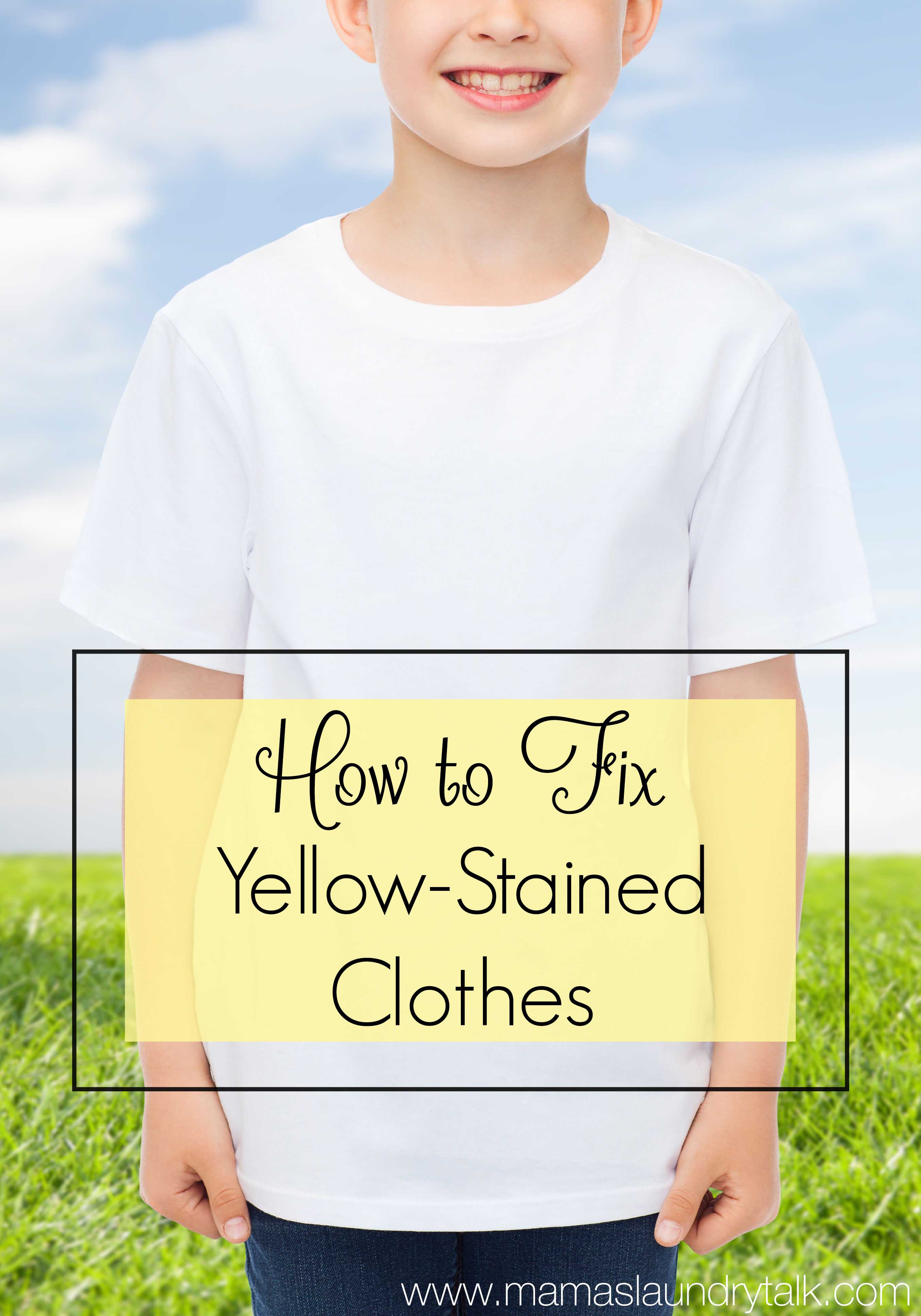 Have Your White Clothes Turned Yellow?