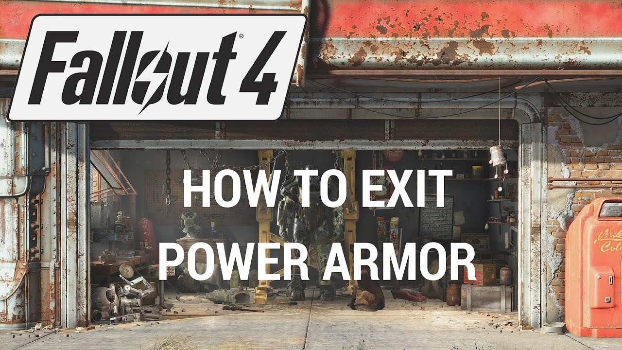 Fallout 4 - How To Exit Power Armor [PS4] - YouTube