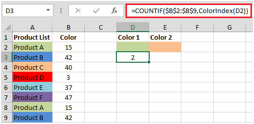 how to count the color cells in excel Count by color excel 2016