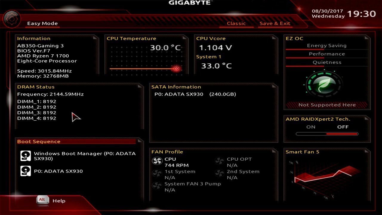 Change The Bios Settings Of Your Gigabyte Motherboard With A Windows