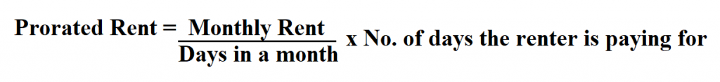 how to calculate prorated rent Prorated rent calculator how to prorate rent- fast evict