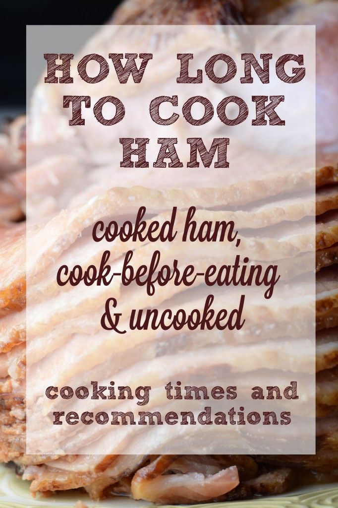 How Long to Cook Ham - Recipes That Crock! | Cooking spiral ham, How to