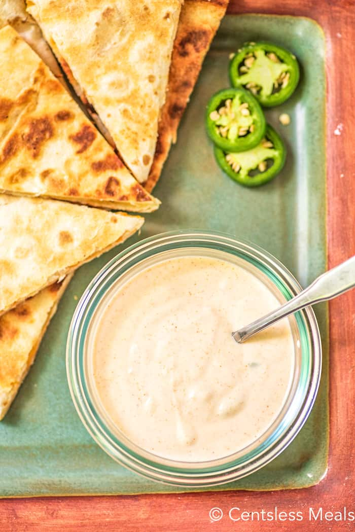 how to make taco bell quesadilla sauce Sauce taco bell quesadilla copycat creamy recipe quesadillas choose board recipes